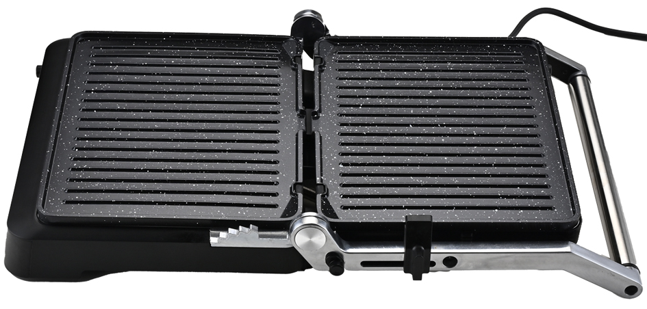 Gril Electronic Grill, ouvert à 180 degrés