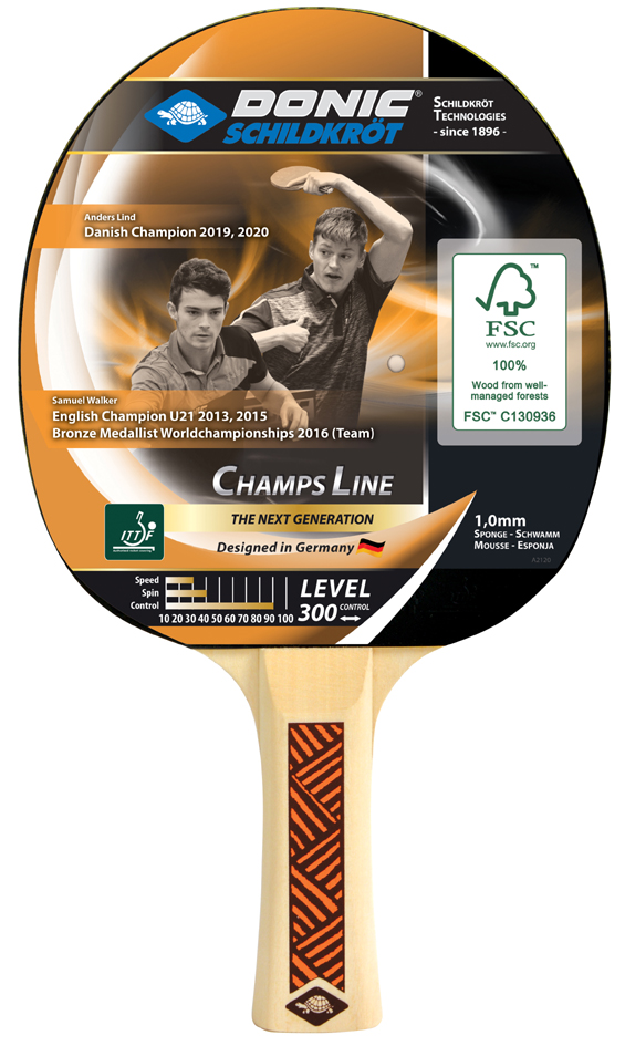DONIC SCHILDKRÖT Raquette de tennis de table 'Champs Line