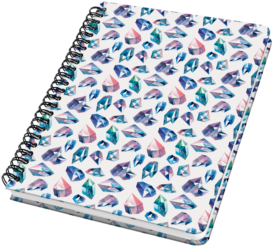 sigel Carnet à spirale Jolie Inspire 'Fairy Gems', A5