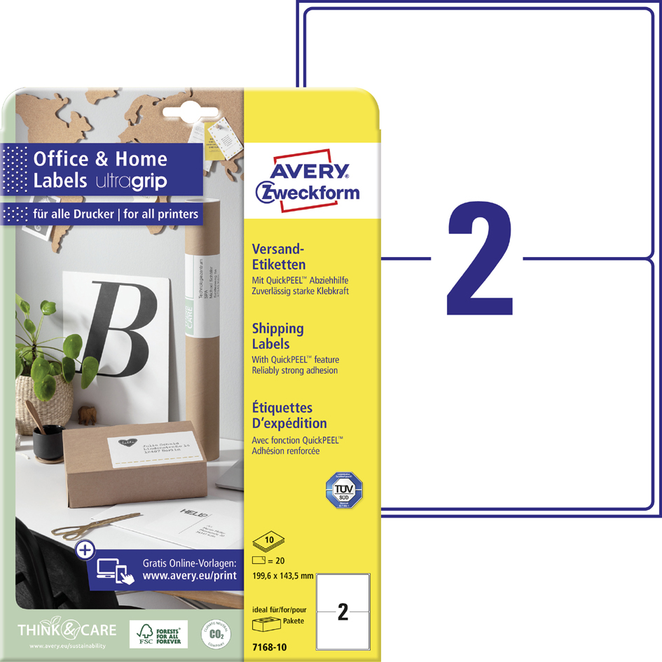 AVERY Zweckform Etiquette d'expédition Home Office