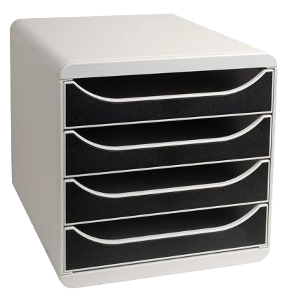 EXACOMPTA Insert pour tiroir DRAWINSERT Classique, noir