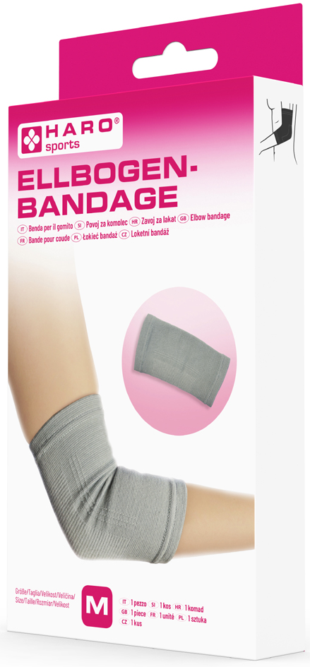 HARO Bandage sportif 'Coude', taille: M, gris