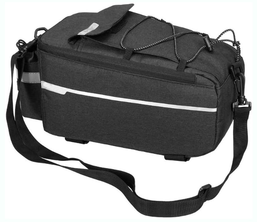 IWH Sac isotherme pour porte-bagages de vélo, noir