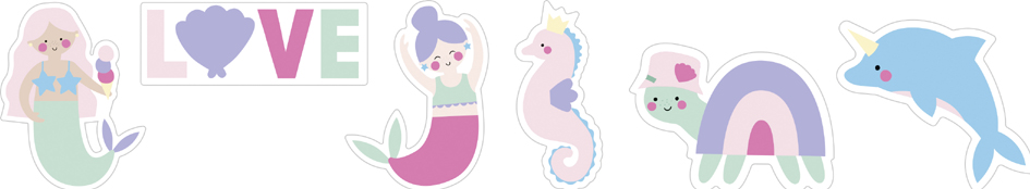 Set de diamond painting MERMAID, motifs