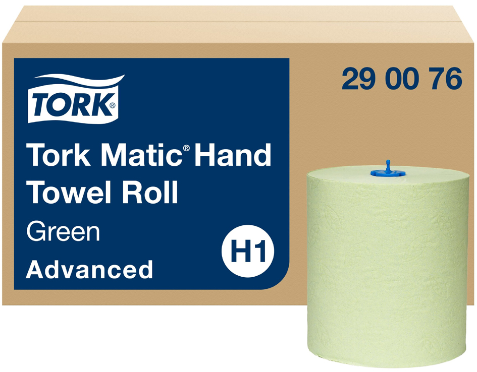 TORK Matic Rouleau d'essuie-mains, 2 couches, 150 m, vert