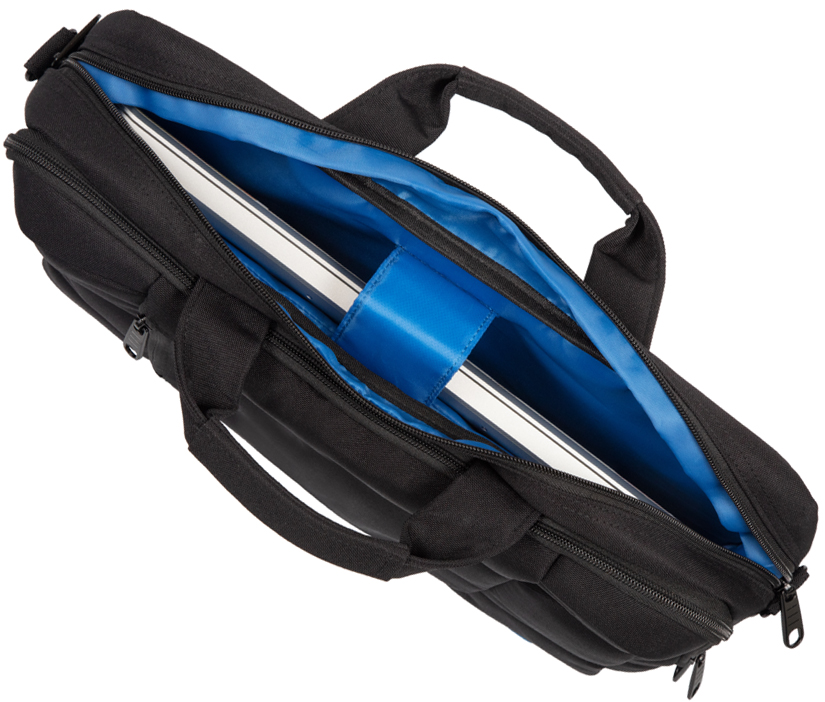Sacoche pour ordinateur portable rPET GRENADA, ouverte