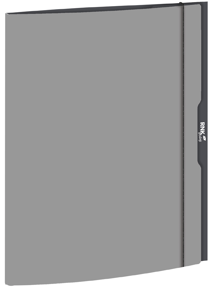 RNK Verlag Carton à dessin 'Friendly Grey', A4, gris