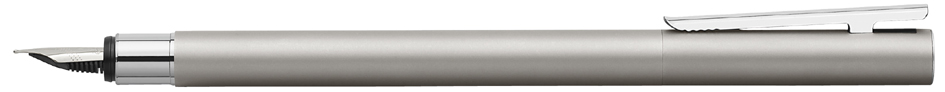 FABER-CASTELL Stylo plume NEO Slim acier inox, mat, B