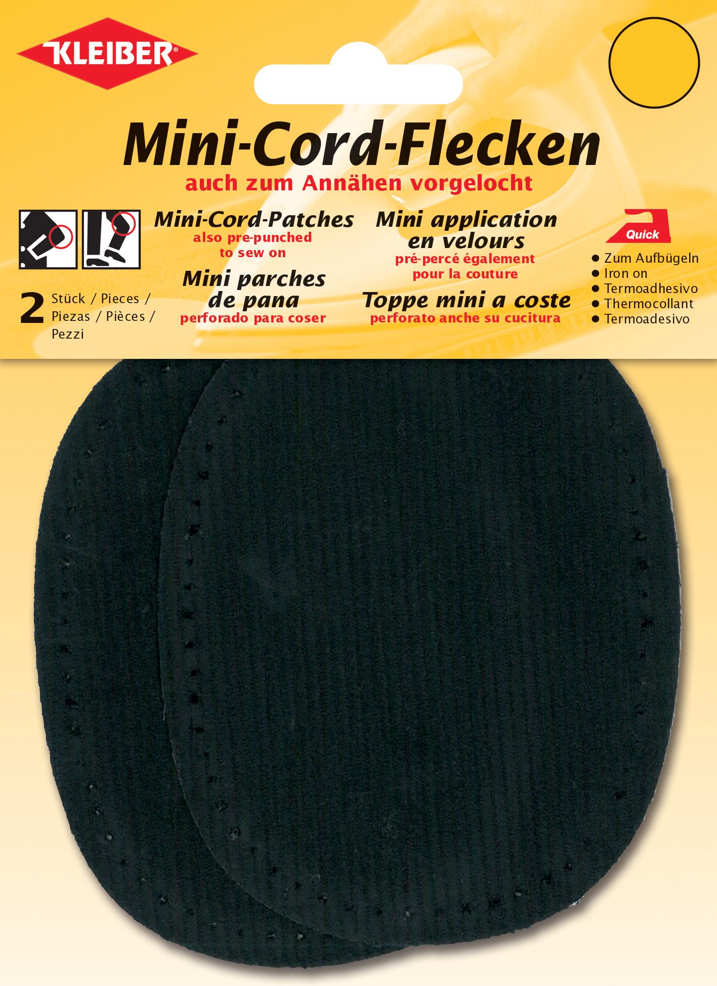 Patchs thermocollants, velours