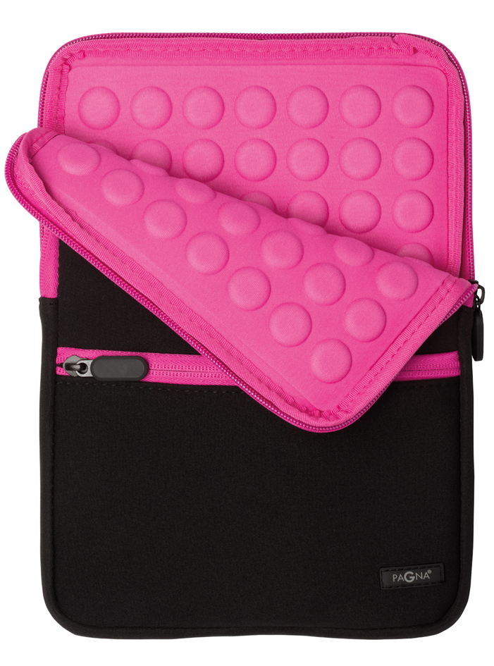 PAGNA Housse 'Go' pour PC-tablette, noir / rose foncé
