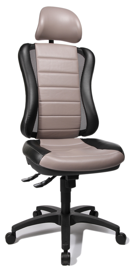 Fauteuil de bureau "Head Point RS", noir/gris