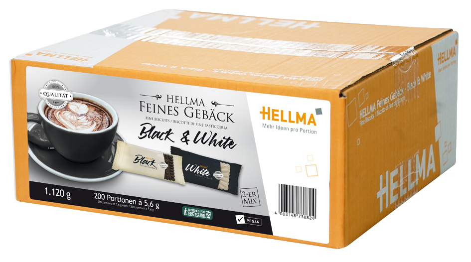 Biscuit fin Black & White, carton