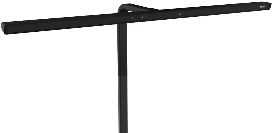Lampe de bureau Ã  LED MAULgate, vue dÃ©taillÃ©e de la tÃªte