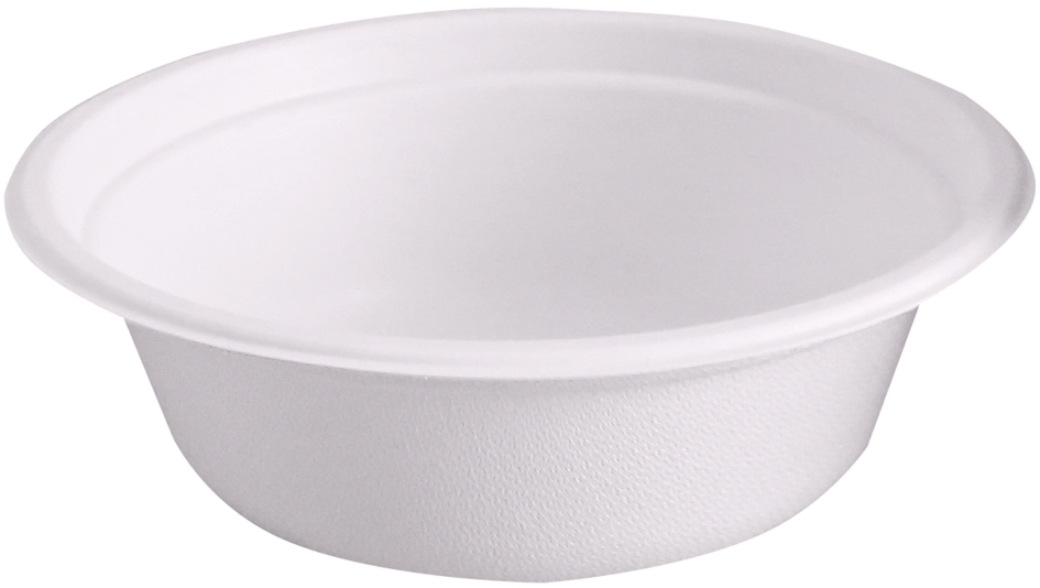 NATURE Star Coupelle en canne à sucre, rond, 370 ml, blanc
