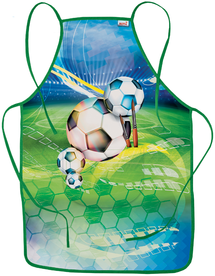 ROTH Tablier de peinture 'Football', avec poche frontale