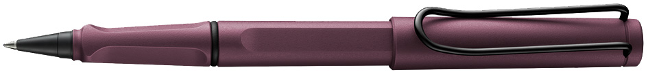 LAMY Stylo roller safari steel scarlet, avec cartouche