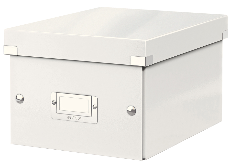 LEITZ Boîte de rangement Click & Store WOW, A5, blanc