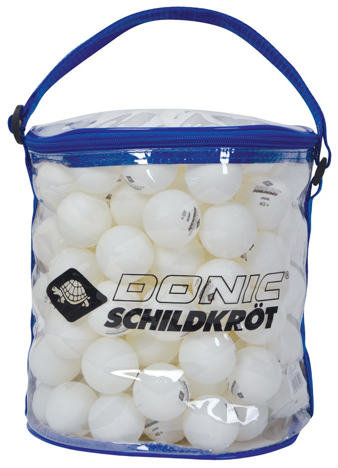 Balle de tennis de table "Jade", sac de transport