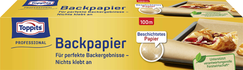 TOPPITS Papier sulfurisé Professional, 380 mm x 100 m