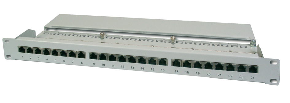 Panneau de brassage, Cat 5e, blindé