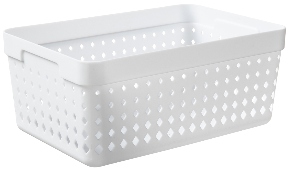NHG Corbeille de rangement SEOUL ORGANIZER XL, blanc