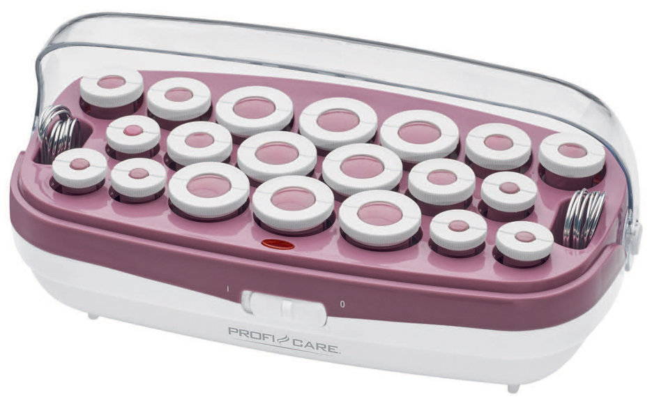 PROFI CARE Kit de bigoudis PC-LW 3028, blanc/bordeaux