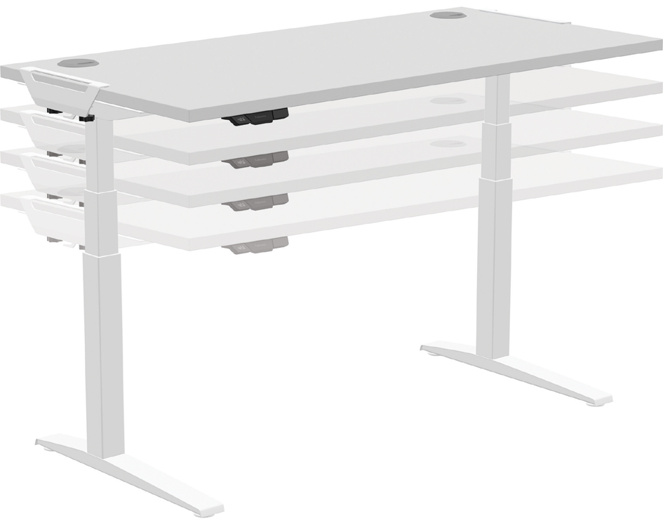 Visuel de référence: Structure de bureau électrique Levado - avec plateau optionnel