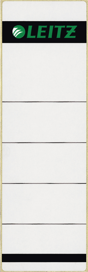 LEITZ Etiquette pour dos de classeur, 61 x 157, gris