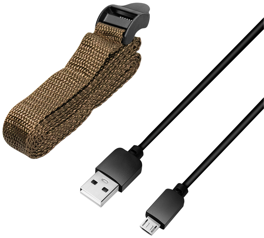 incl. sangle & cordon USB