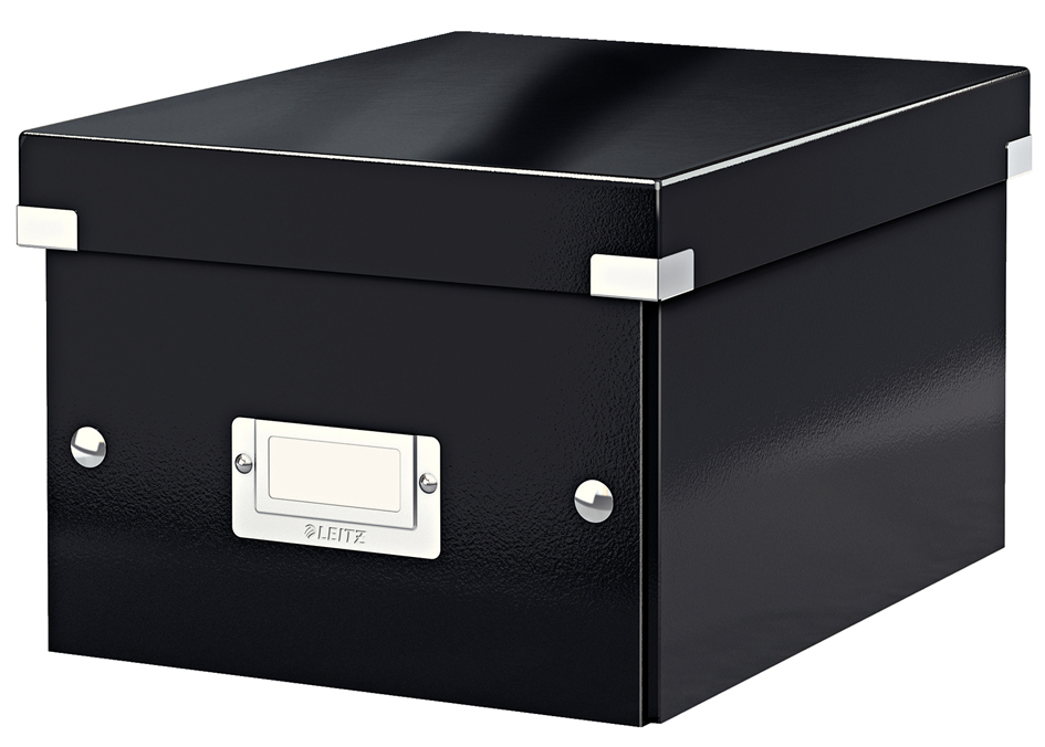 LEITZ Boîte de rangement Click & Store WOW, A5, noir