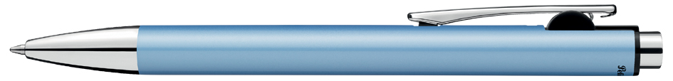 Pelikan Stylo à bille rétractable Snap Metallic, bleu givré