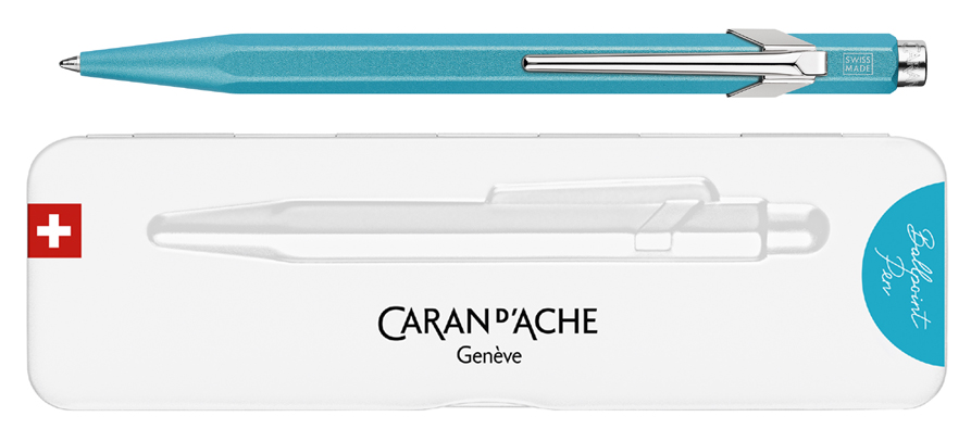 Stylo à bille 849 Colormat-X, turquoise