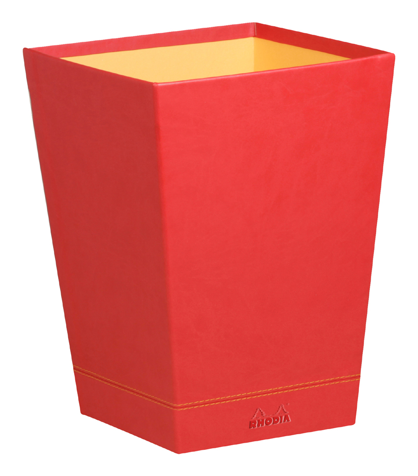 RHODIA Corbeille à papier RHODIARAMA, coquelicot