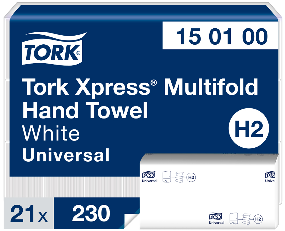TORK Xpress Essuie-mains interfolié, 196 x 255, pliage en Z