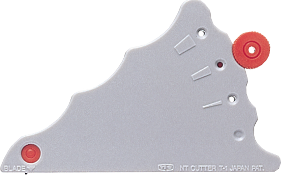 NT Cutter T-1P, boîtier en plastique, lame de 18 mm, beige