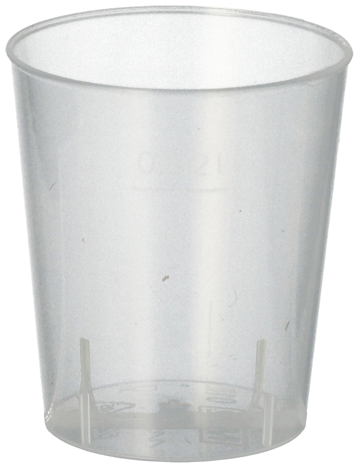 PAPSTAR Verre à liqueur en PP réutilisable, 2 cl, 50 pièces