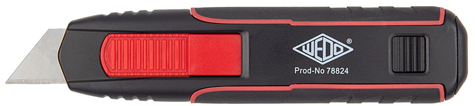 WEDO Cutter de sécurité Double Side, noir/rouge