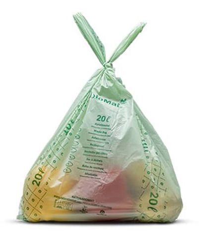 Sacs poubelle compostables, film