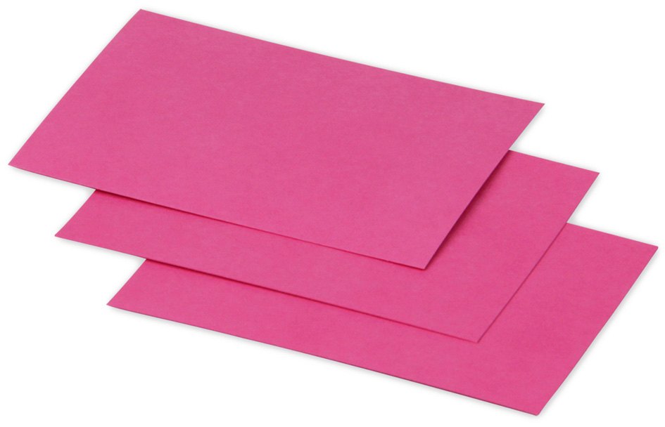 Pollen by Clairefontaine Carte 70 x 95 mm, rose fuchsia