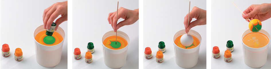 Peinture à marbrer "Easy Marble", marbrure par trempage