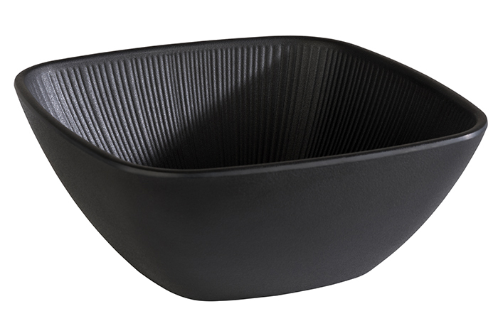 APS Bol NERO, carré, 195 x 195 mm, noir
