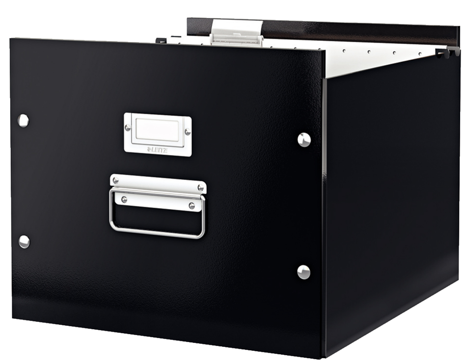 Coffret pour dossiers suspendus Click & Store, ouvert