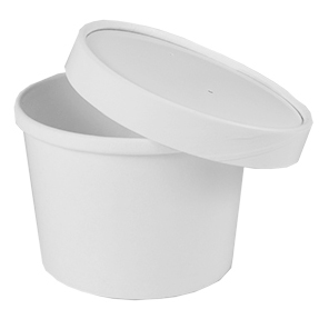 STARPAK Bol à soupe rond 'To Go', 350 ml, blanc