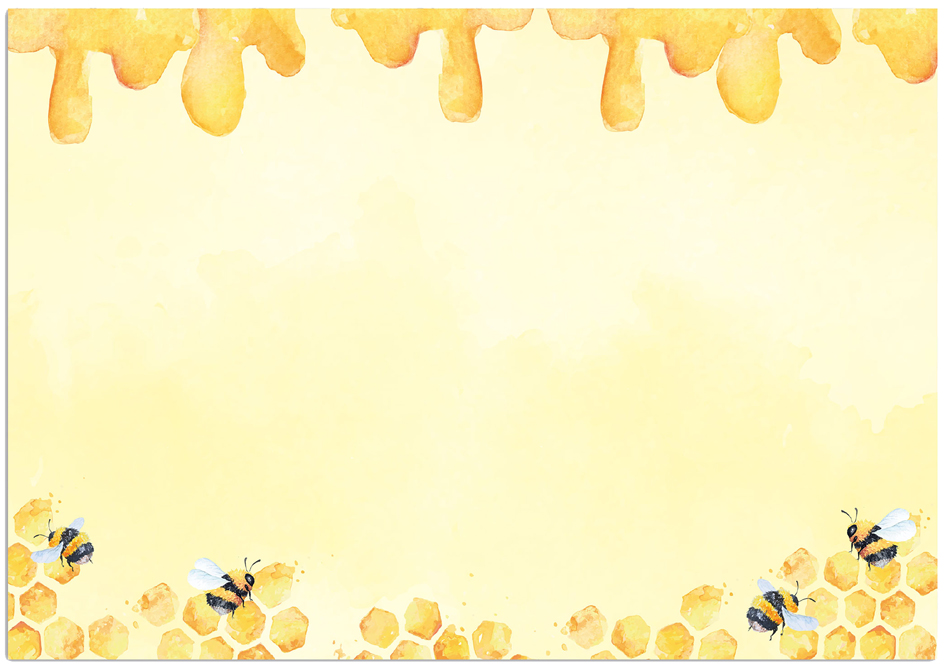 RNK Verlag Sous-mains en papier 'Honey', uni