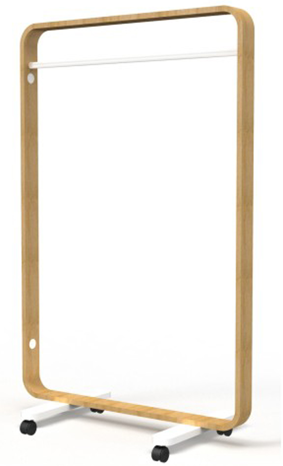 ALBA Vestiaire 'BOX', mobile, (H)1.550 mm, bois / blanc