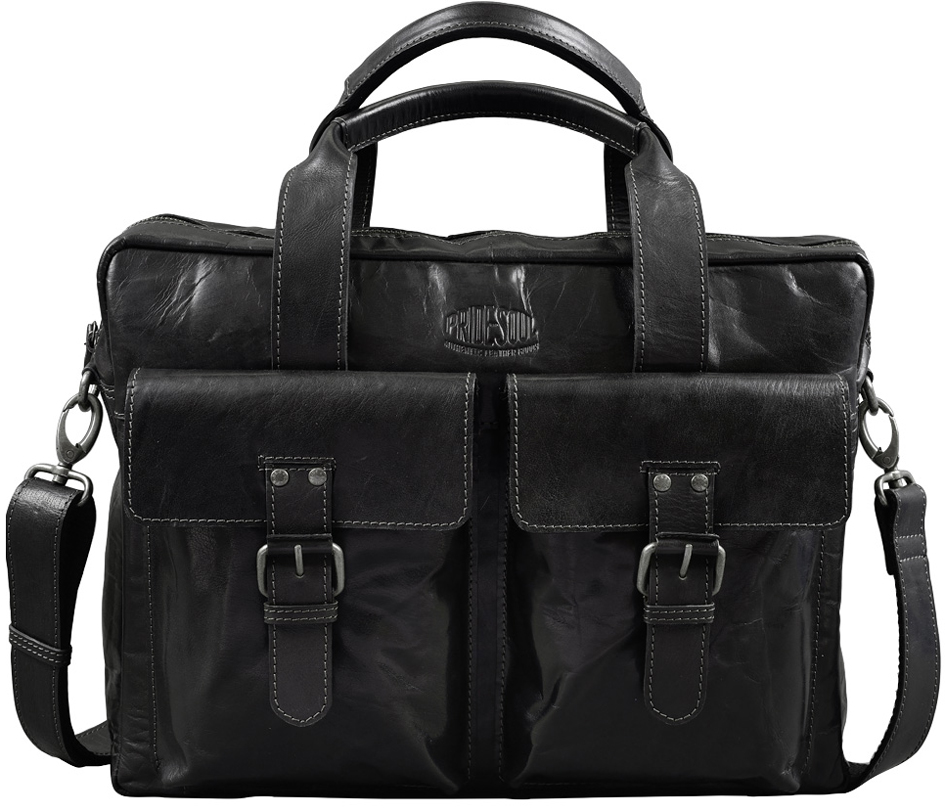 PRIDE&SOUL Sac pour ordinateur portable 'REAL ME', cuir