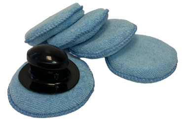IWH Disque microfibre pour voiture, avec poignée amovible