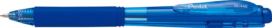 Pentel Stylo à bille rétractable BK440, bleu