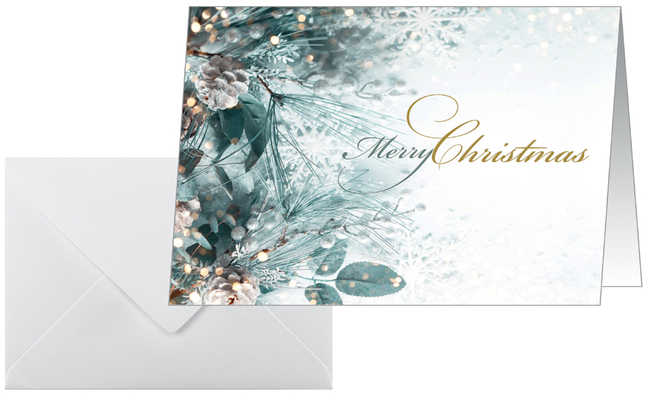 sigel Carte de Noël 'Eucalyptus magic', A6 paysage