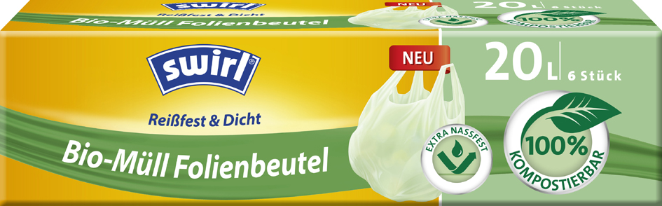 Sacs poubelle compostables, film